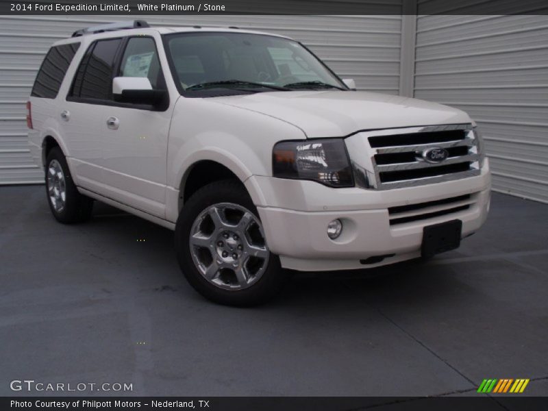 White Platinum / Stone 2014 Ford Expedition Limited