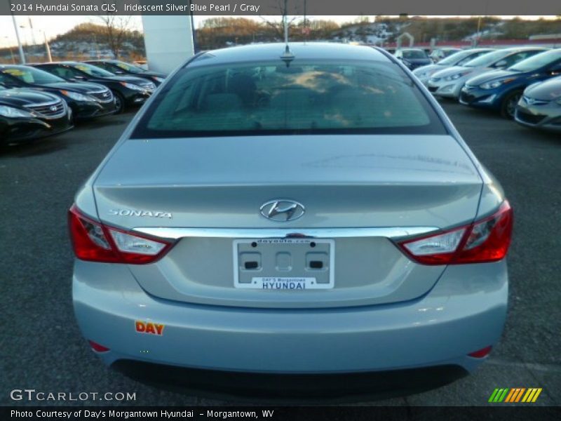 Iridescent Silver Blue Pearl / Gray 2014 Hyundai Sonata GLS