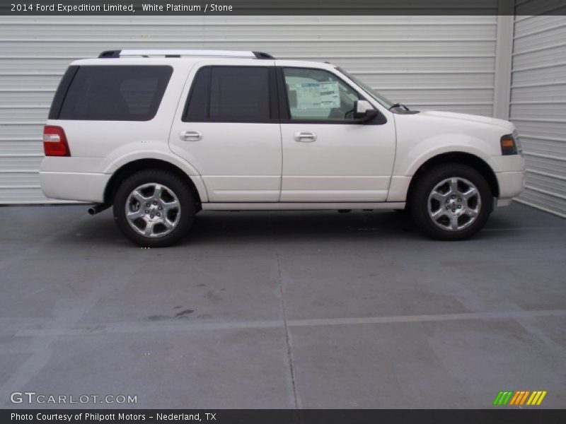 White Platinum / Stone 2014 Ford Expedition Limited