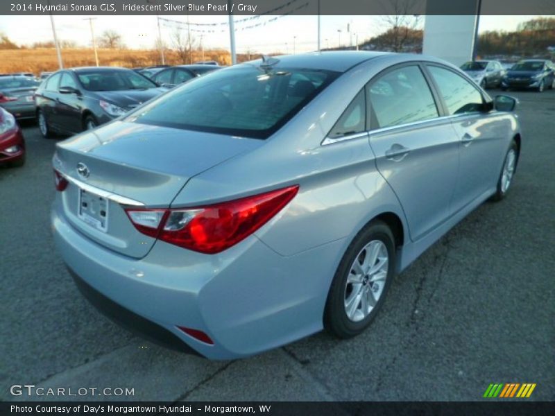 Iridescent Silver Blue Pearl / Gray 2014 Hyundai Sonata GLS