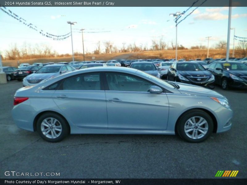 Iridescent Silver Blue Pearl / Gray 2014 Hyundai Sonata GLS