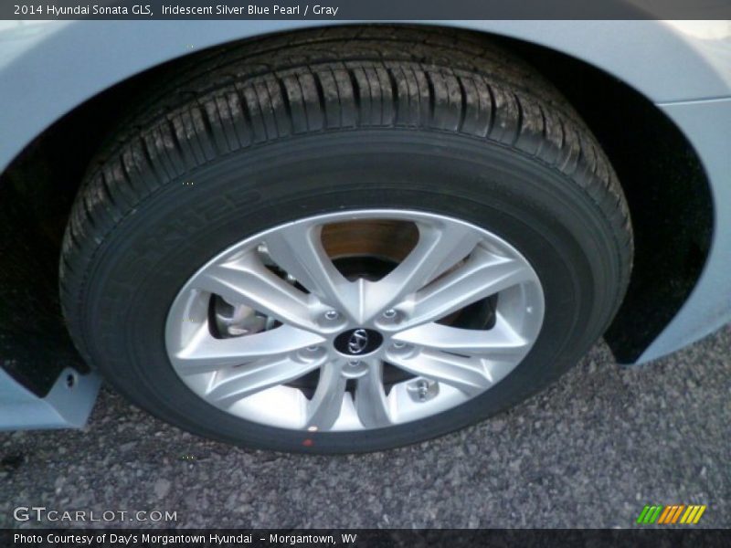 Iridescent Silver Blue Pearl / Gray 2014 Hyundai Sonata GLS