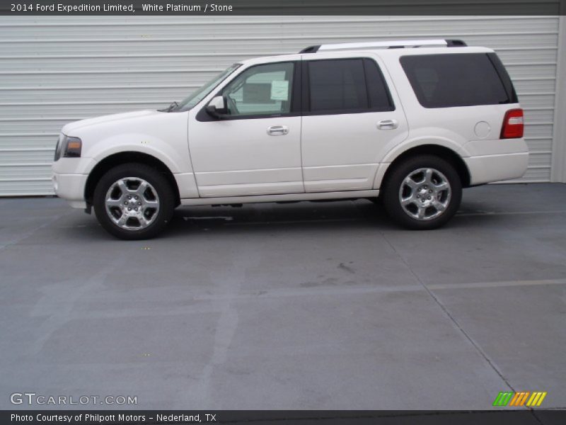 White Platinum / Stone 2014 Ford Expedition Limited