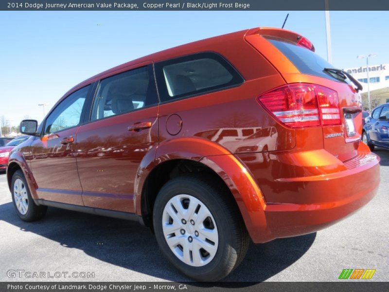 Copper Pearl / Black/Light Frost Beige 2014 Dodge Journey Amercian Value Package