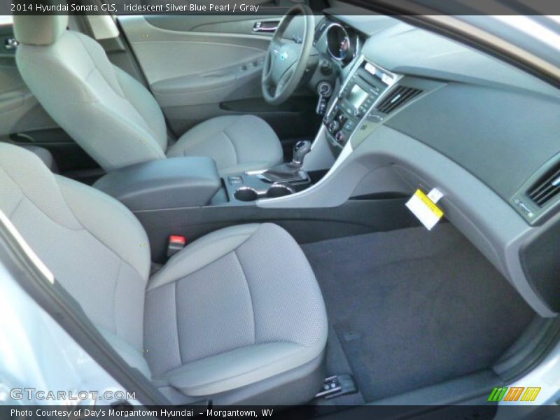 Iridescent Silver Blue Pearl / Gray 2014 Hyundai Sonata GLS