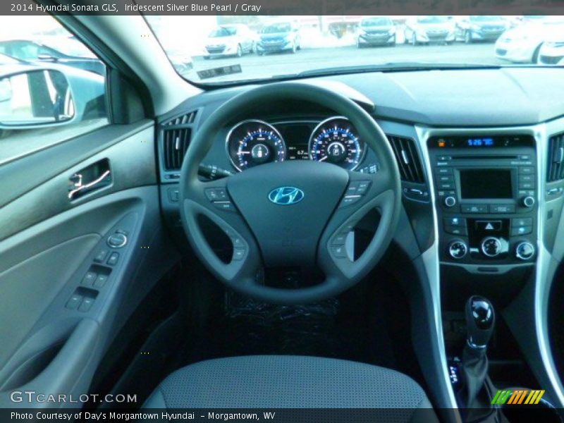 Iridescent Silver Blue Pearl / Gray 2014 Hyundai Sonata GLS
