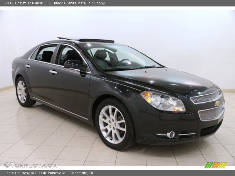 Black Granite Metallic / Ebony 2012 Chevrolet Malibu LTZ