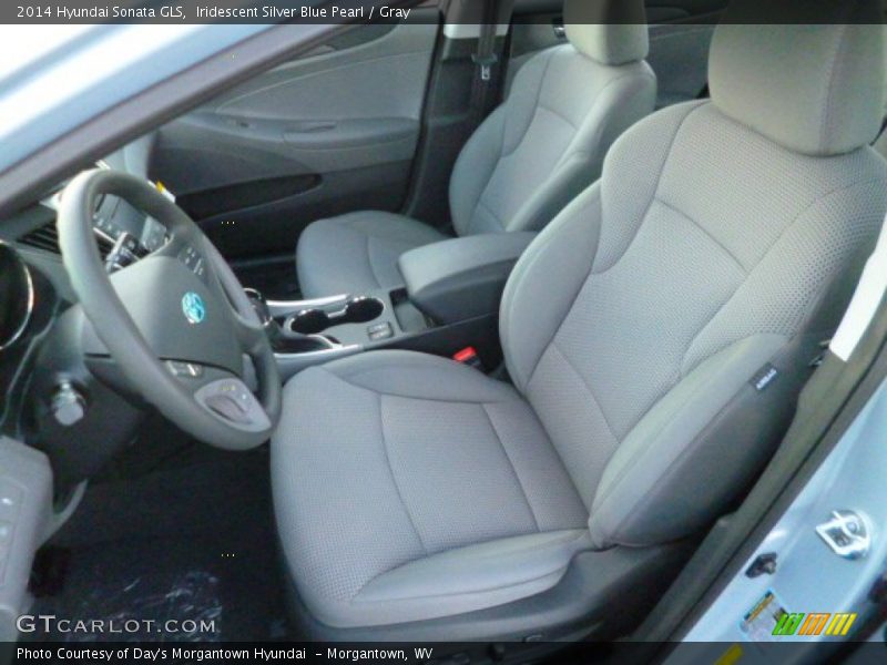 Iridescent Silver Blue Pearl / Gray 2014 Hyundai Sonata GLS