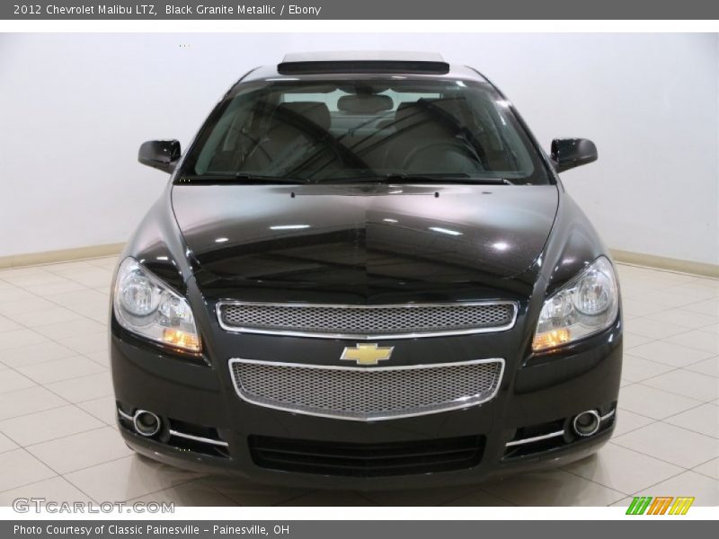 Black Granite Metallic / Ebony 2012 Chevrolet Malibu LTZ