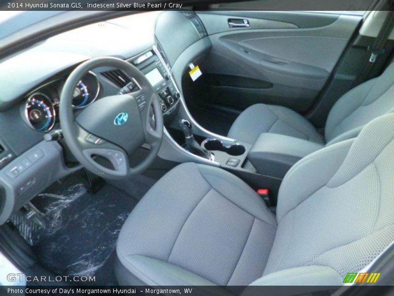 Iridescent Silver Blue Pearl / Gray 2014 Hyundai Sonata GLS