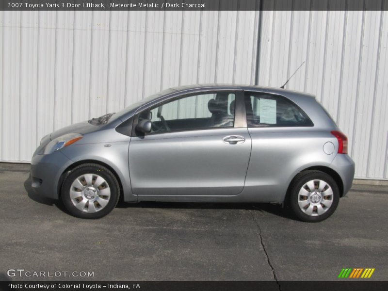 Meteorite Metallic / Dark Charcoal 2007 Toyota Yaris 3 Door Liftback