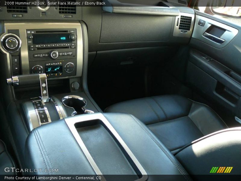 Solar Flare Metallic / Ebony Black 2008 Hummer H2 SUV