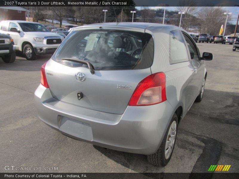 Meteorite Metallic / Dark Charcoal 2007 Toyota Yaris 3 Door Liftback