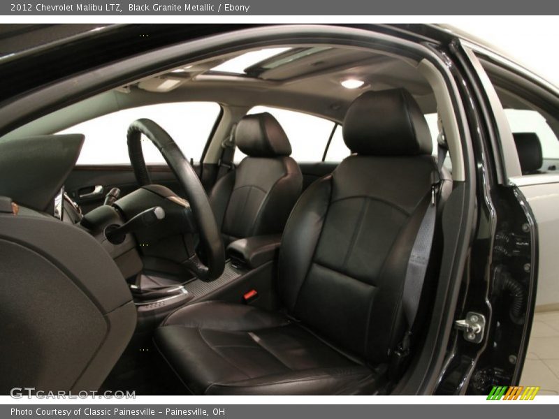 Black Granite Metallic / Ebony 2012 Chevrolet Malibu LTZ