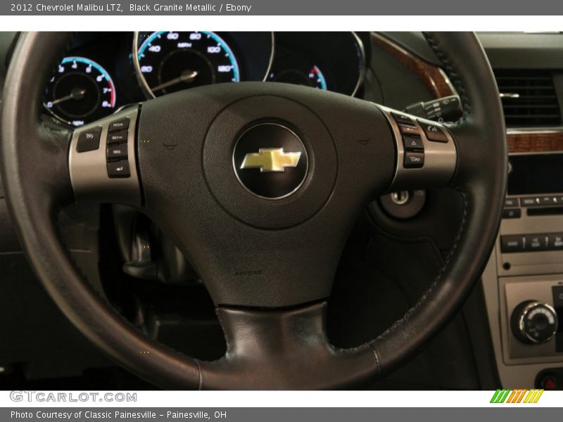 Black Granite Metallic / Ebony 2012 Chevrolet Malibu LTZ