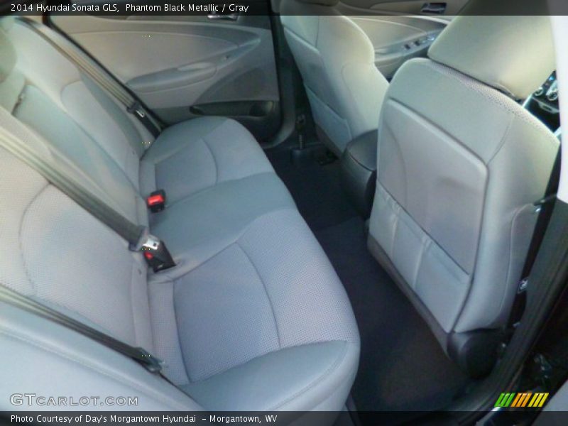 Phantom Black Metallic / Gray 2014 Hyundai Sonata GLS