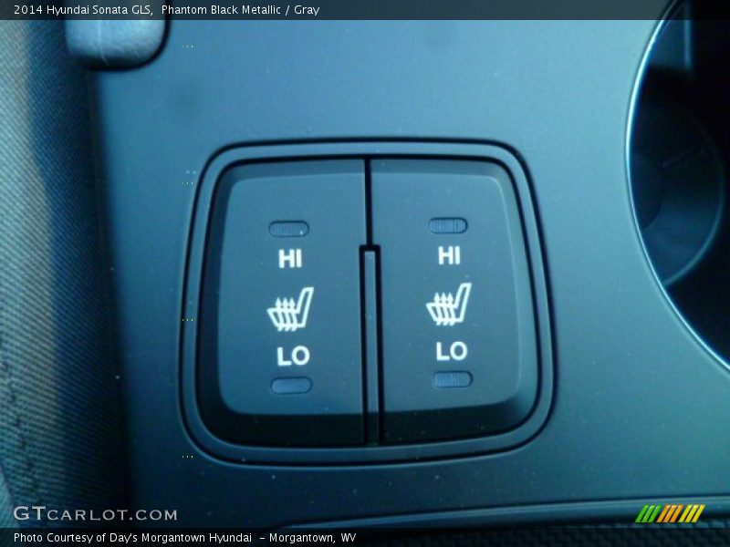 Phantom Black Metallic / Gray 2014 Hyundai Sonata GLS
