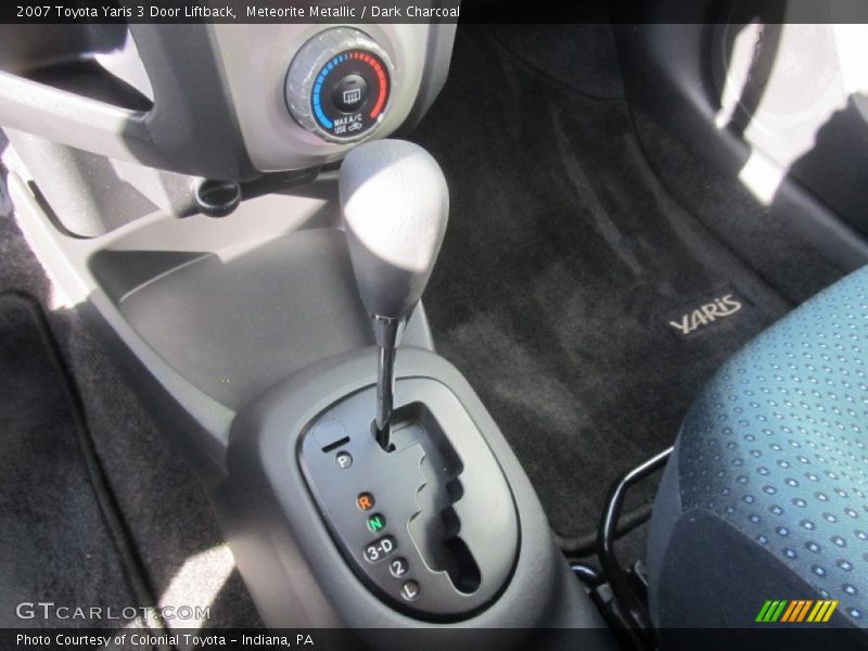 Meteorite Metallic / Dark Charcoal 2007 Toyota Yaris 3 Door Liftback