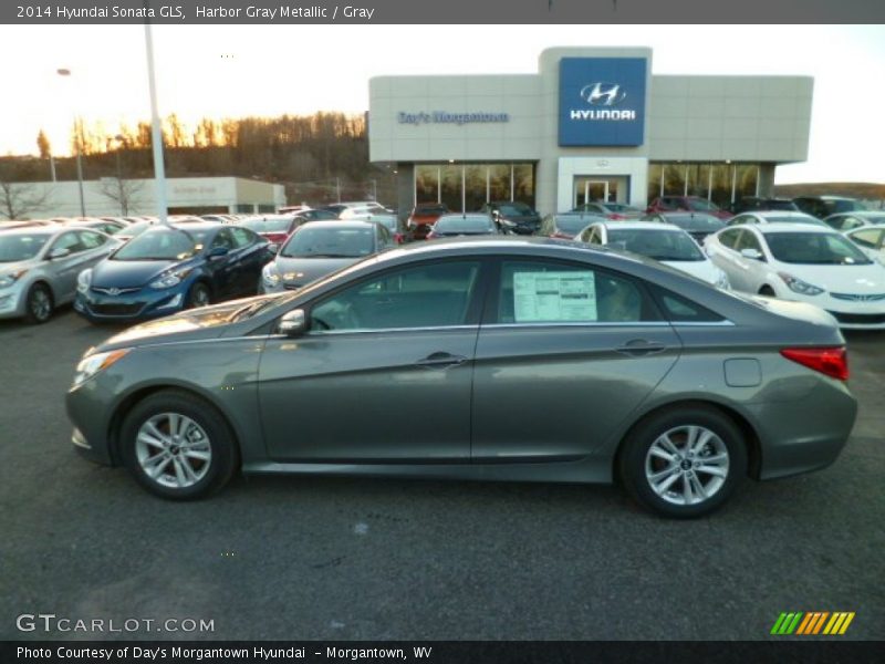 Harbor Gray Metallic / Gray 2014 Hyundai Sonata GLS