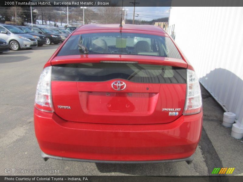 Barcelona Red Metallic / Bisque 2008 Toyota Prius Hybrid