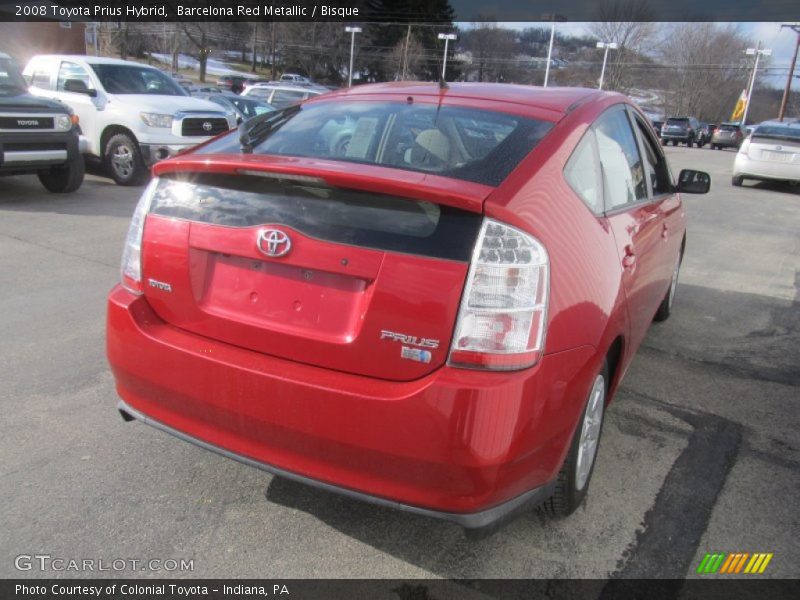 Barcelona Red Metallic / Bisque 2008 Toyota Prius Hybrid