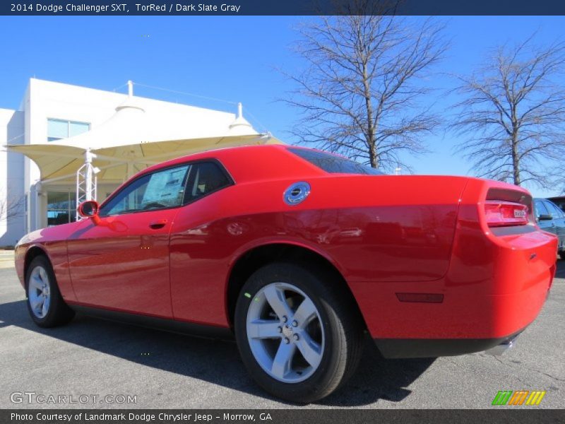 TorRed / Dark Slate Gray 2014 Dodge Challenger SXT