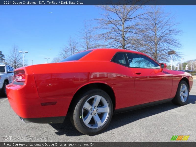 TorRed / Dark Slate Gray 2014 Dodge Challenger SXT