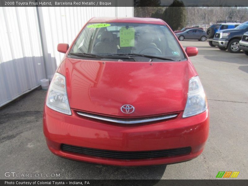 Barcelona Red Metallic / Bisque 2008 Toyota Prius Hybrid