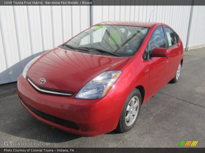 Barcelona Red Metallic / Bisque 2008 Toyota Prius Hybrid