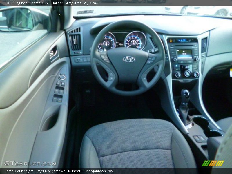 Harbor Gray Metallic / Gray 2014 Hyundai Sonata GLS