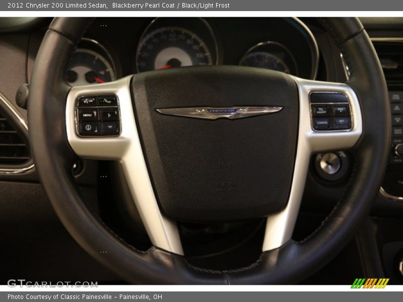 Blackberry Pearl Coat / Black/Light Frost 2012 Chrysler 200 Limited Sedan