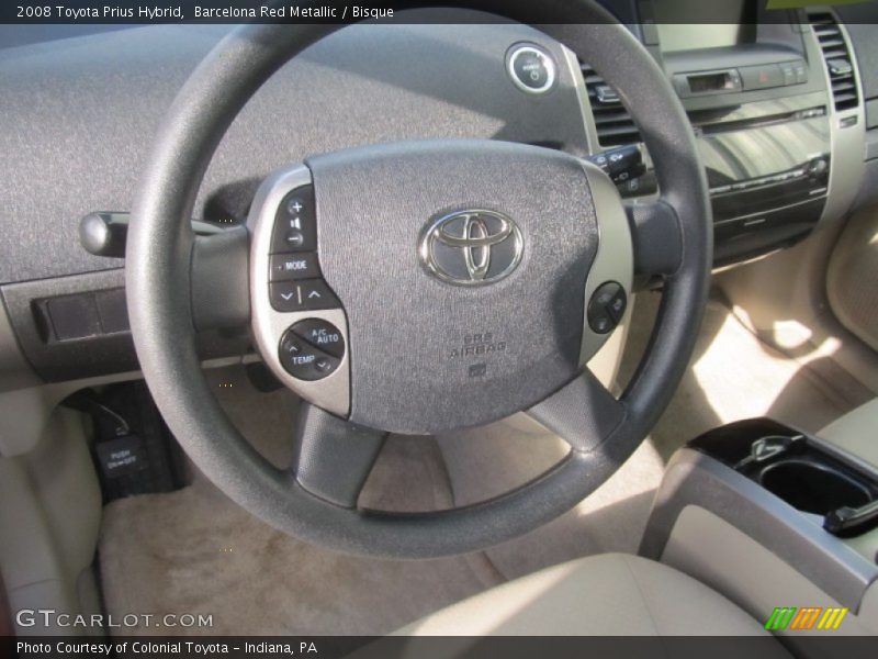 Barcelona Red Metallic / Bisque 2008 Toyota Prius Hybrid