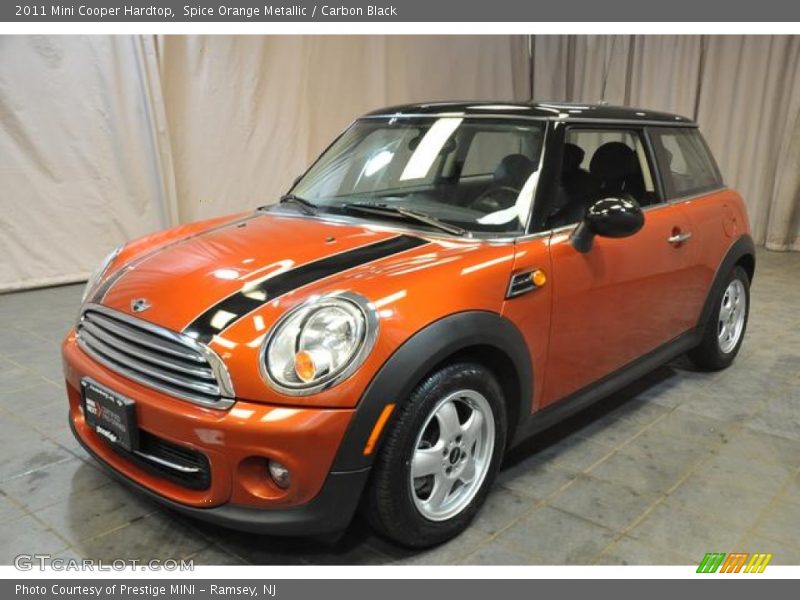 Spice Orange Metallic / Carbon Black 2011 Mini Cooper Hardtop