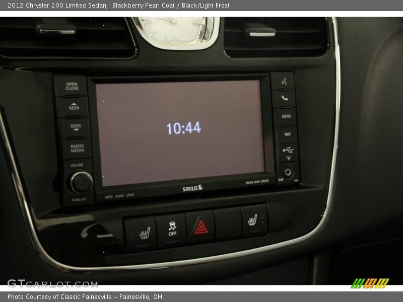 Blackberry Pearl Coat / Black/Light Frost 2012 Chrysler 200 Limited Sedan