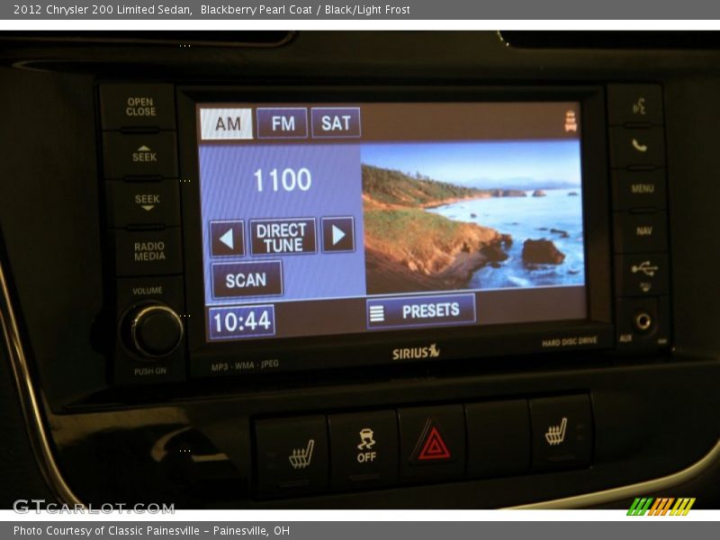 Blackberry Pearl Coat / Black/Light Frost 2012 Chrysler 200 Limited Sedan