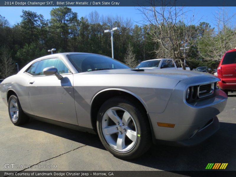 Billet Silver Metallic / Dark Slate Gray 2014 Dodge Challenger SXT