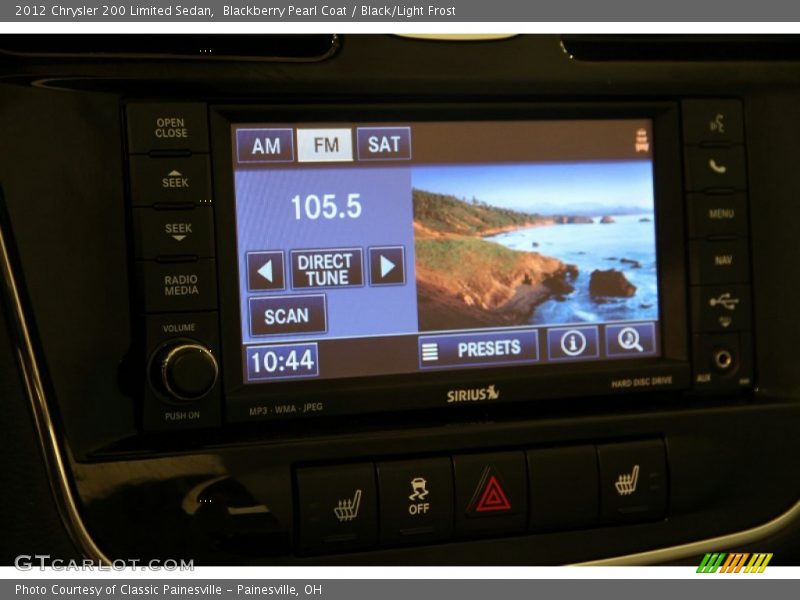 Blackberry Pearl Coat / Black/Light Frost 2012 Chrysler 200 Limited Sedan