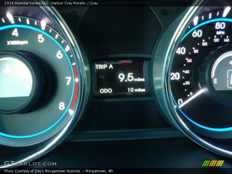 Harbor Gray Metallic / Gray 2014 Hyundai Sonata GLS
