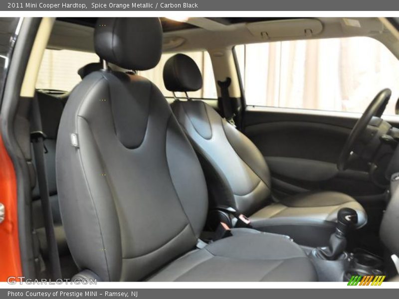 Spice Orange Metallic / Carbon Black 2011 Mini Cooper Hardtop