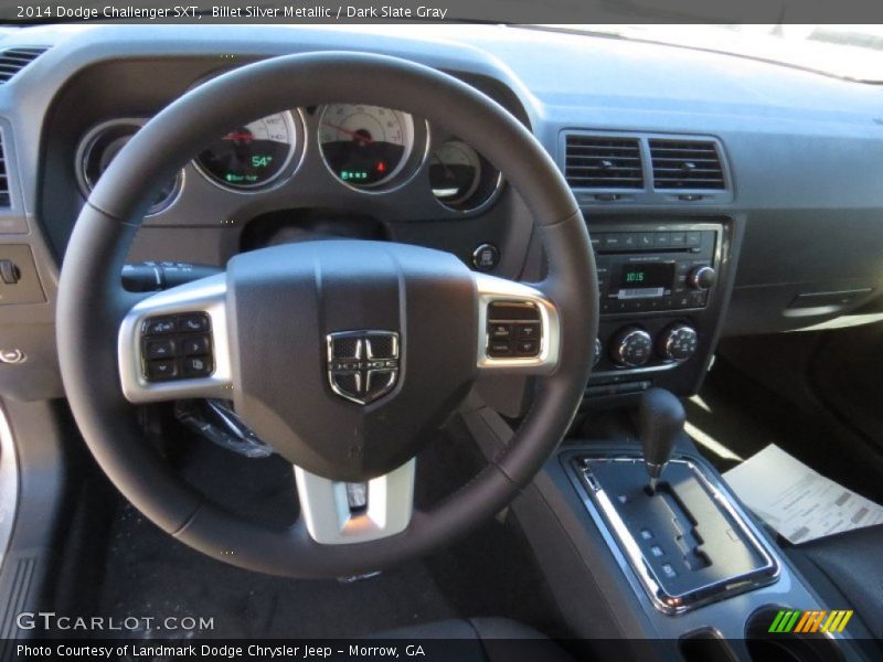 Billet Silver Metallic / Dark Slate Gray 2014 Dodge Challenger SXT