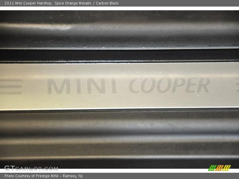 Spice Orange Metallic / Carbon Black 2011 Mini Cooper Hardtop