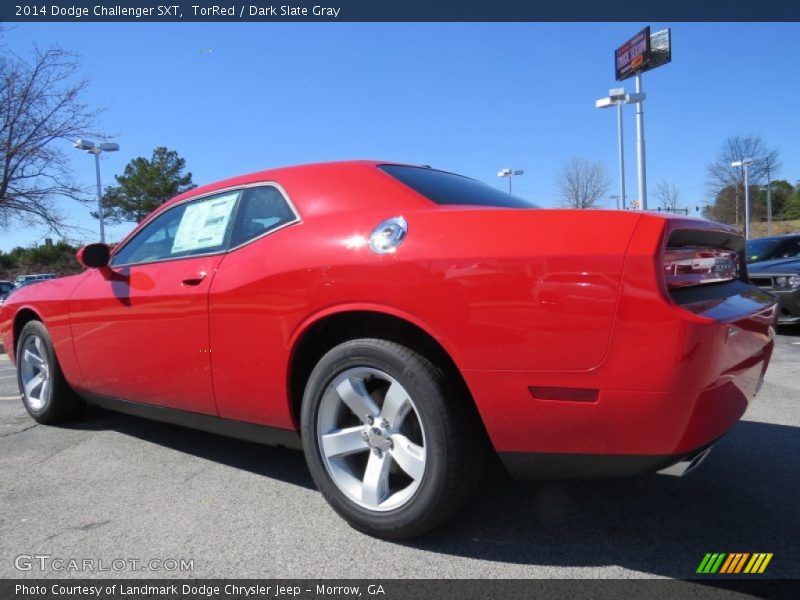 TorRed / Dark Slate Gray 2014 Dodge Challenger SXT