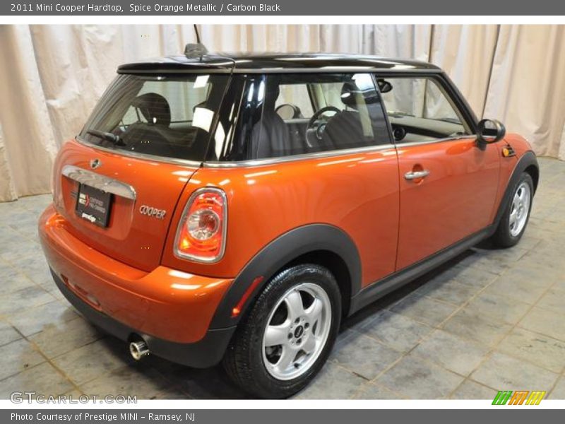 Spice Orange Metallic / Carbon Black 2011 Mini Cooper Hardtop