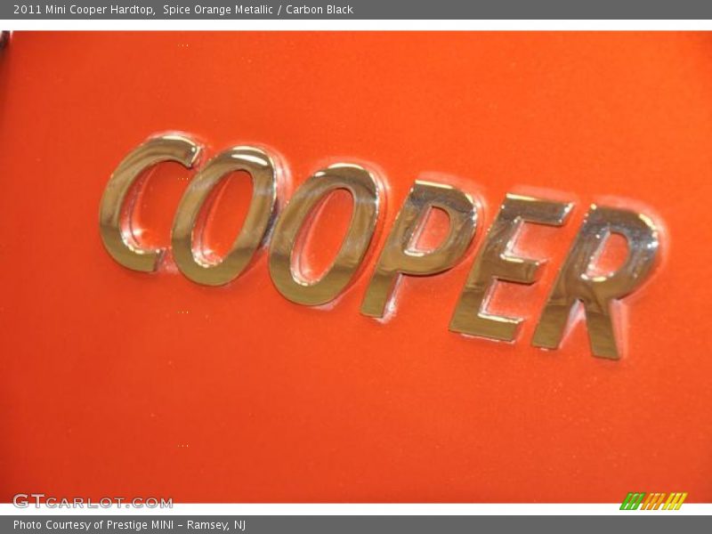 Spice Orange Metallic / Carbon Black 2011 Mini Cooper Hardtop