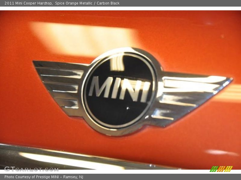 Spice Orange Metallic / Carbon Black 2011 Mini Cooper Hardtop