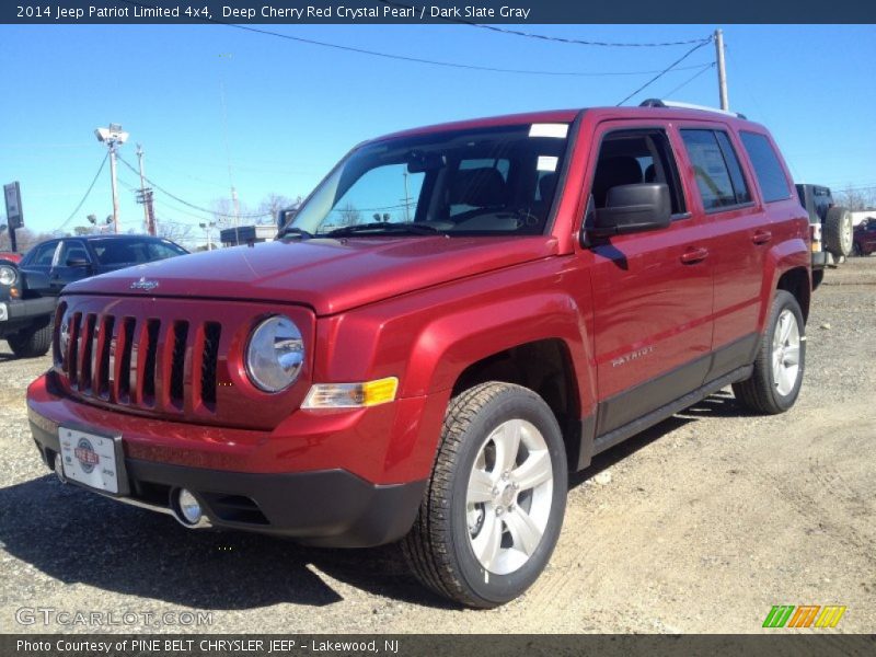 Deep Cherry Red Crystal Pearl / Dark Slate Gray 2014 Jeep Patriot Limited 4x4