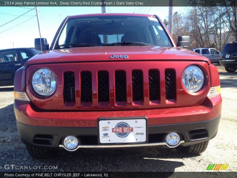 Deep Cherry Red Crystal Pearl / Dark Slate Gray 2014 Jeep Patriot Limited 4x4