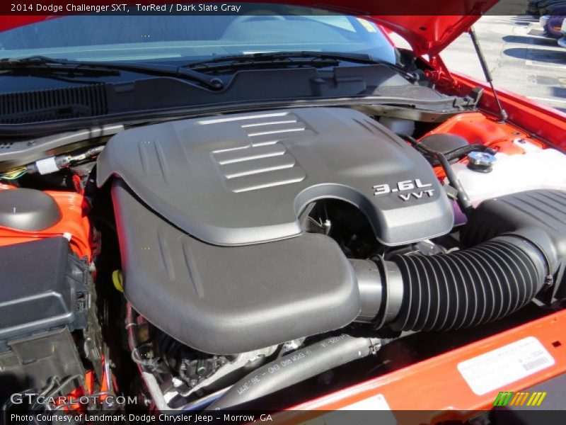 TorRed / Dark Slate Gray 2014 Dodge Challenger SXT