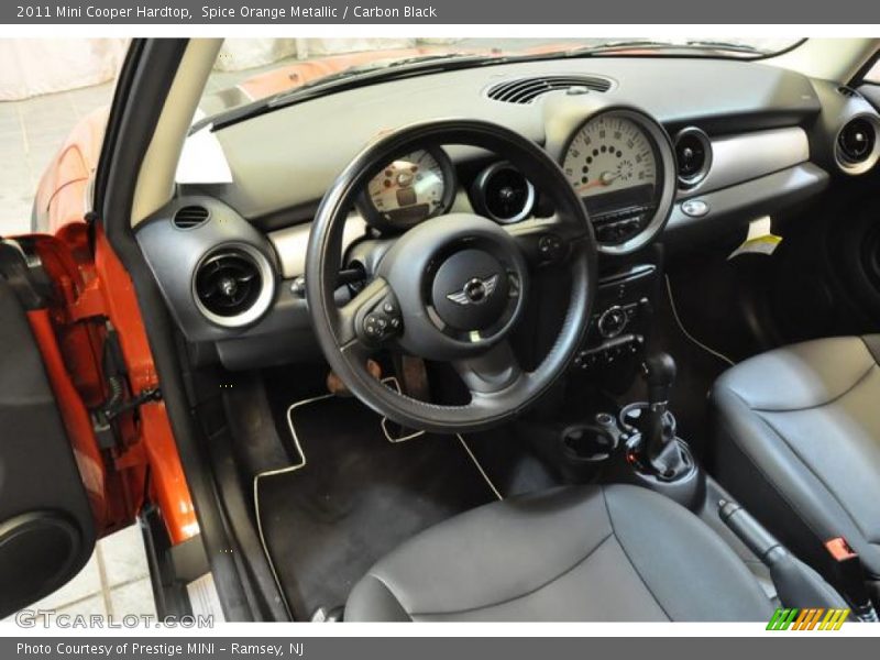 Spice Orange Metallic / Carbon Black 2011 Mini Cooper Hardtop