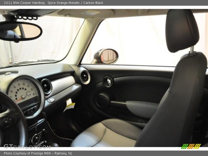Spice Orange Metallic / Carbon Black 2011 Mini Cooper Hardtop